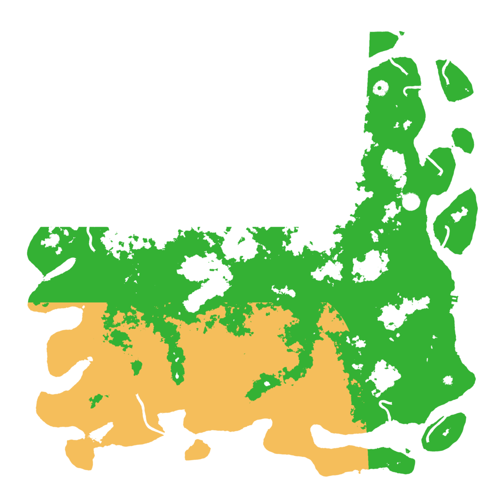 Biome Rust Map: Procedural Map, Size: 5000, Seed: 61245781