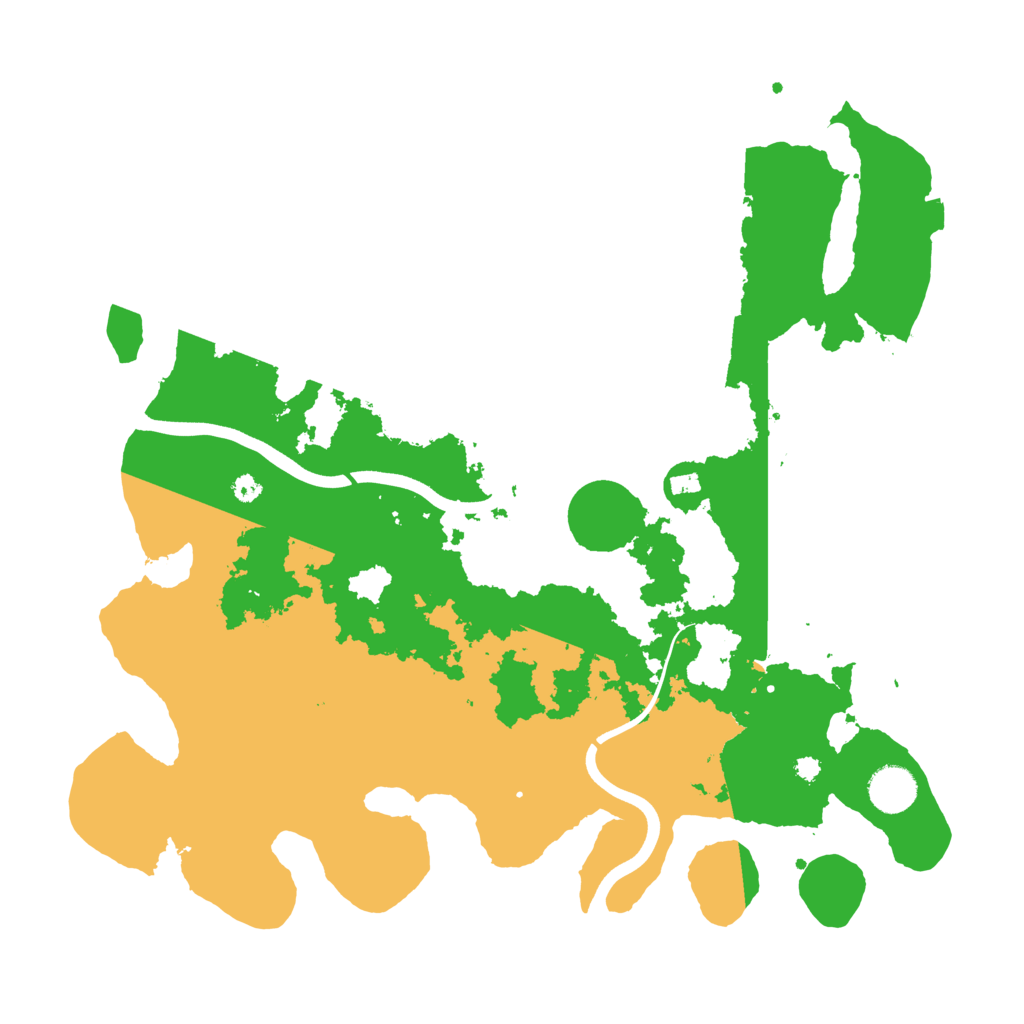Biome Rust Map: Procedural Map, Size: 3800, Seed: 82635