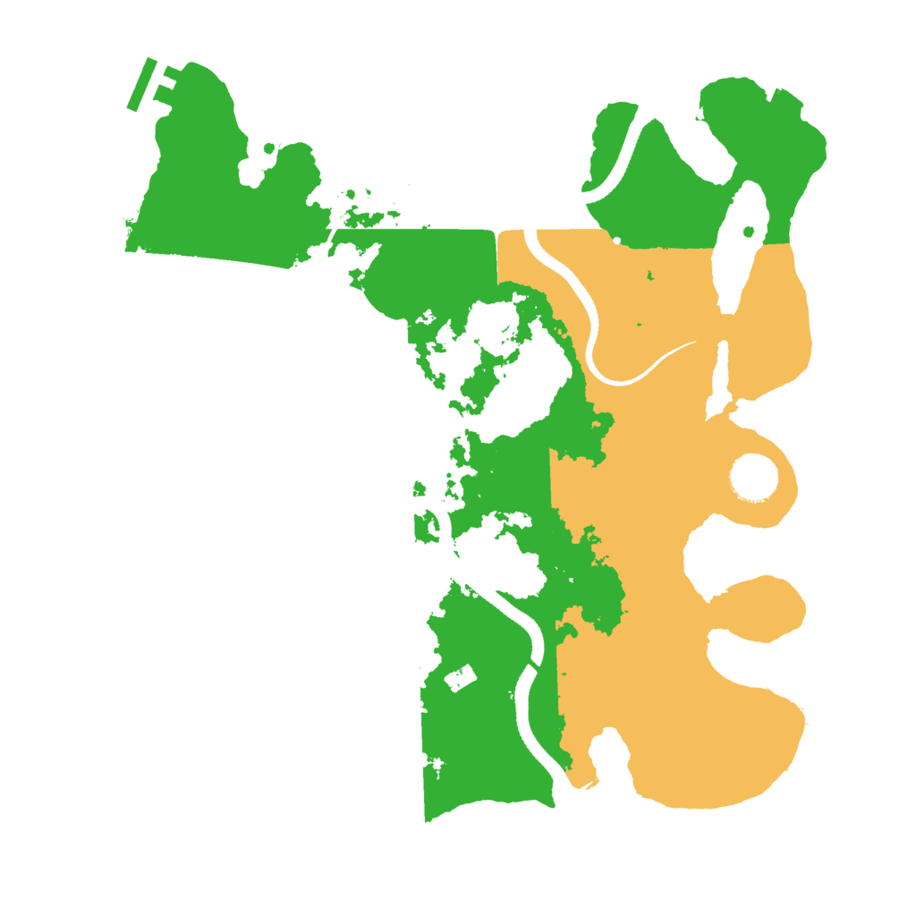 Biome Rust Map: Procedural Map, Size: 3350, Seed: 160798