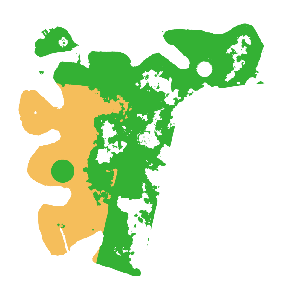 Biome Rust Map: Procedural Map, Size: 3500, Seed: 832864460