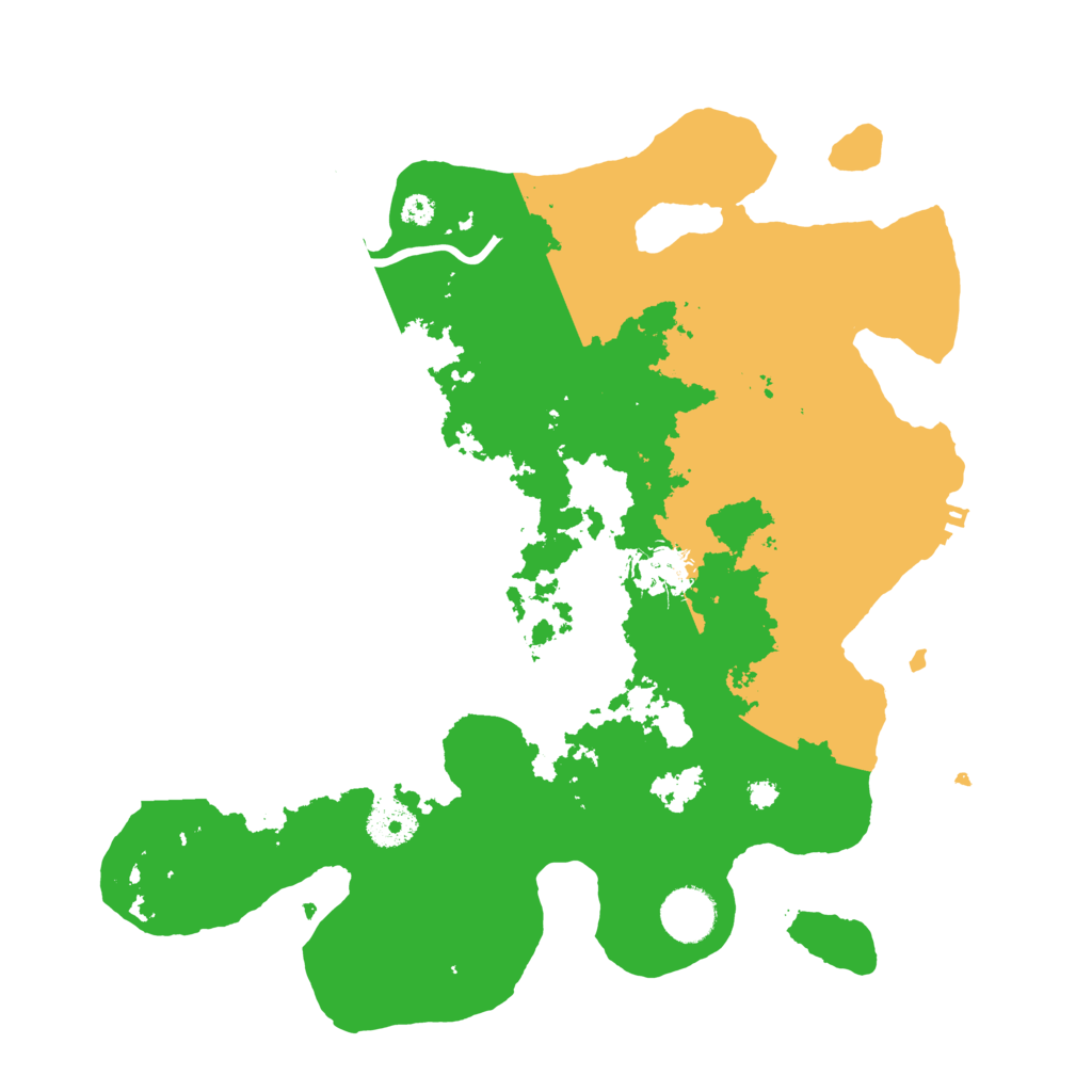 Biome Rust Map: Procedural Map, Size: 3500, Seed: 112820450