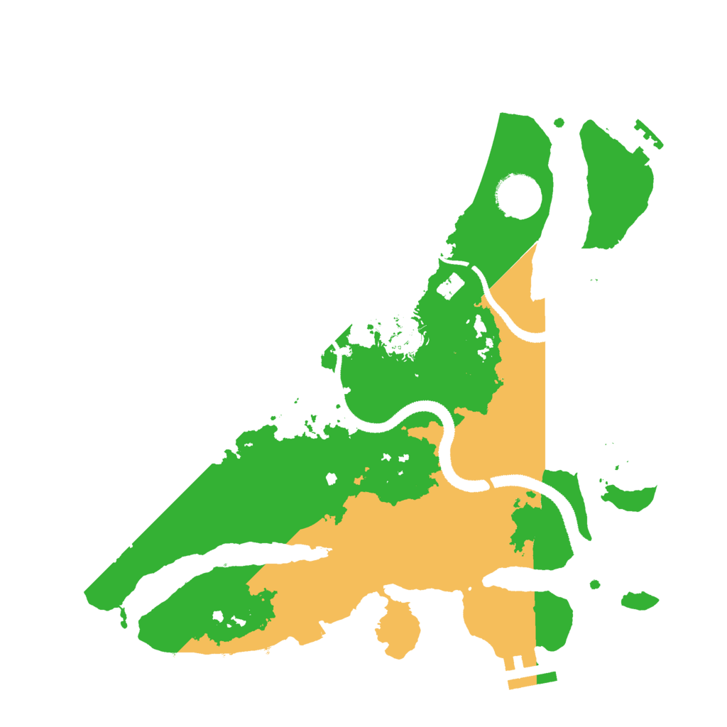 Biome Rust Map: Procedural Map, Size: 3000, Seed: 761266533