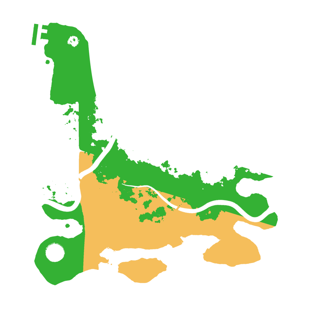 Biome Rust Map: Procedural Map, Size: 3000, Seed: 26170