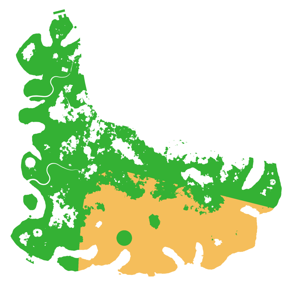 Biome Rust Map: Procedural Map, Size: 5000, Seed: 73416513