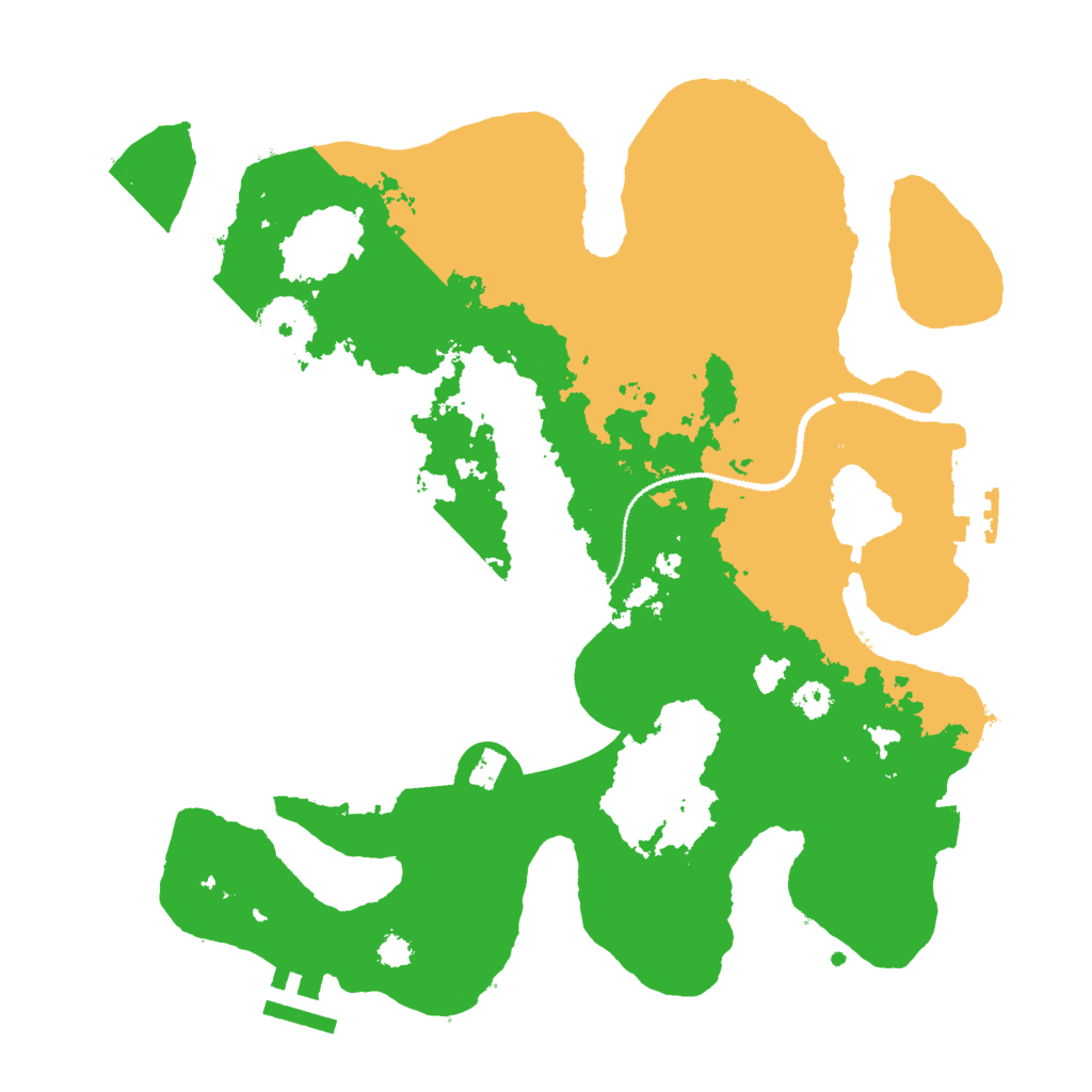 Biome Rust Map: Procedural Map, Size: 3000, Seed: 9058