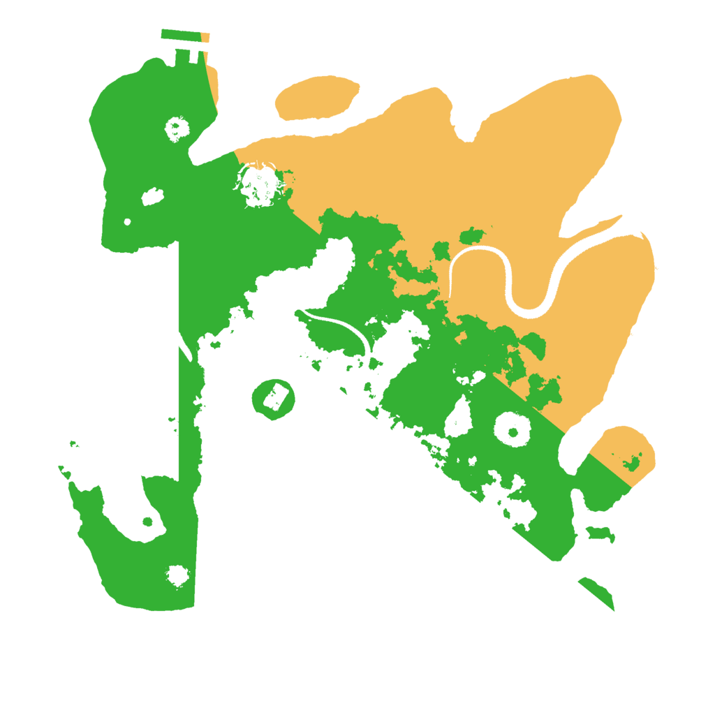 Biome Rust Map: Procedural Map, Size: 3000, Seed: 16024