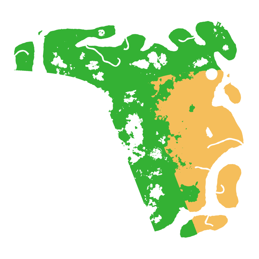 Biome Rust Map: Procedural Map, Size: 4000, Seed: 52494