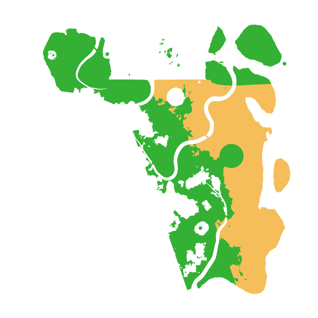 Biome Rust Map: Procedural Map, Size: 3500, Seed: 636261149