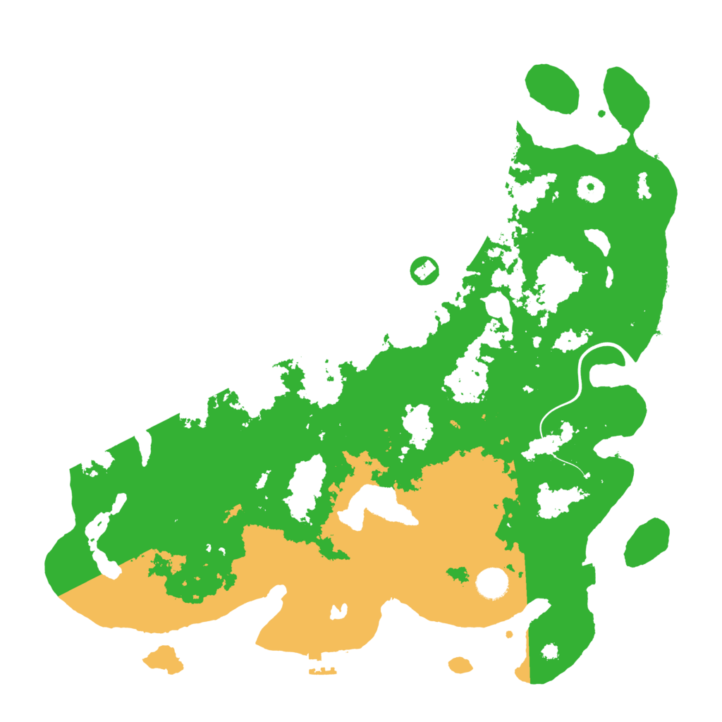 Biome Rust Map: Procedural Map, Size: 4000, Seed: 6311890