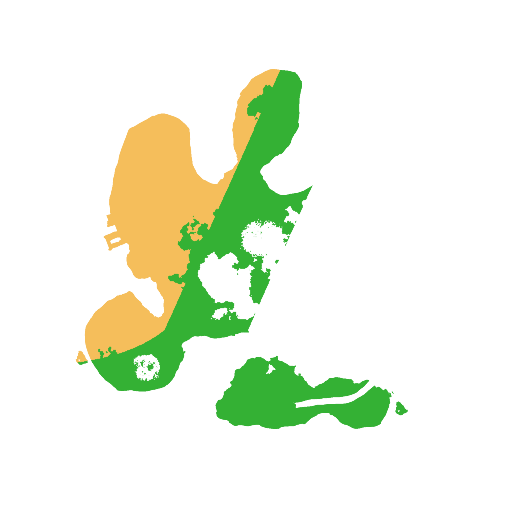 Biome Rust Map: Procedural Map, Size: 2000, Seed: 2432