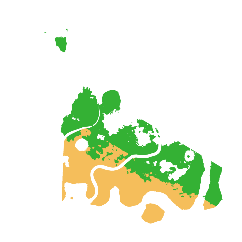 Biome Rust Map: Procedural Map, Size: 3500, Seed: 245775281