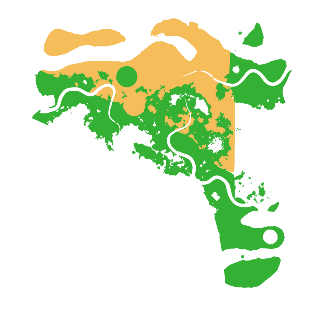 Biome Rust Map: Procedural Map, Size: 3950, Seed: 1429590405