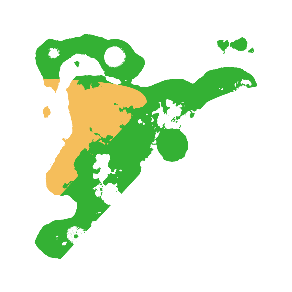 Biome Rust Map: Procedural Map, Size: 2500, Seed: 526