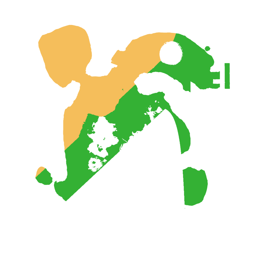 Biome Rust Map: Procedural Map, Size: 2000, Seed: 2432453