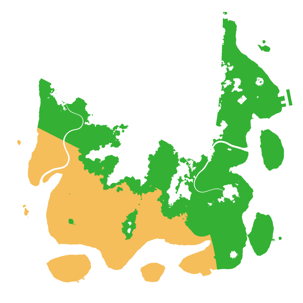Biome Rust Map: Procedural Map, Size: 3750, Seed: 343648117