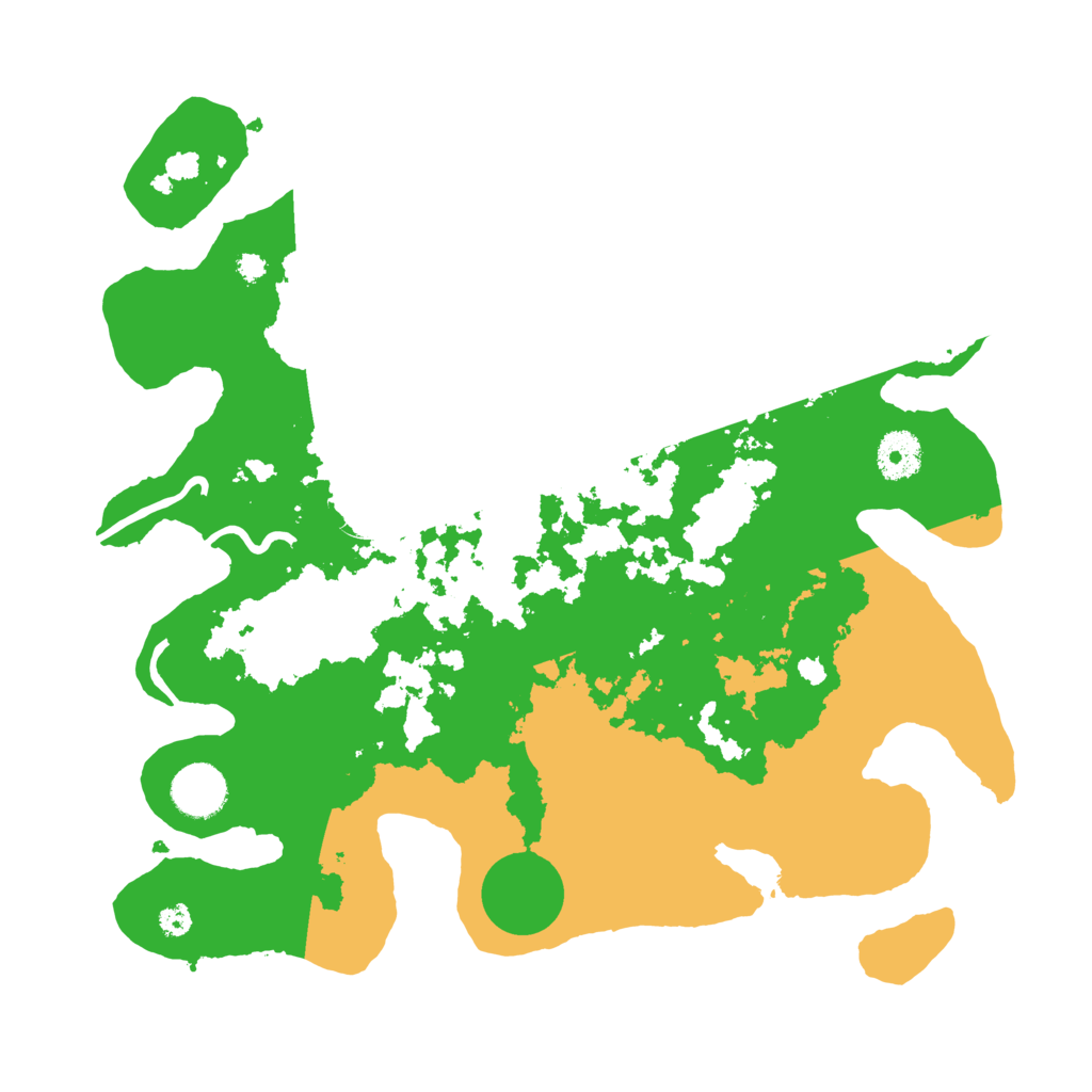 Biome Rust Map: Procedural Map, Size: 3500, Seed: 5485695