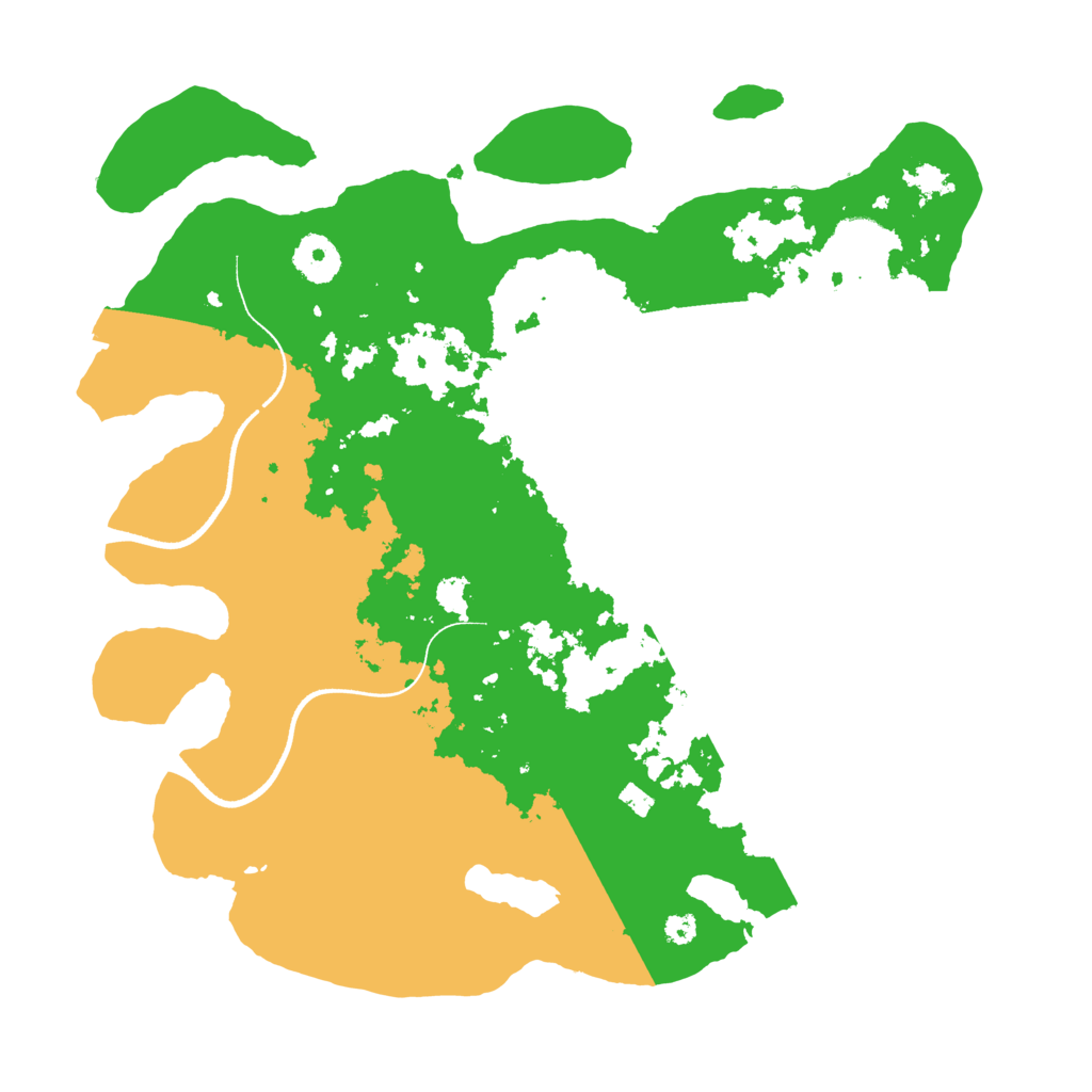 Biome Rust Map: Procedural Map, Size: 3500, Seed: 1793197