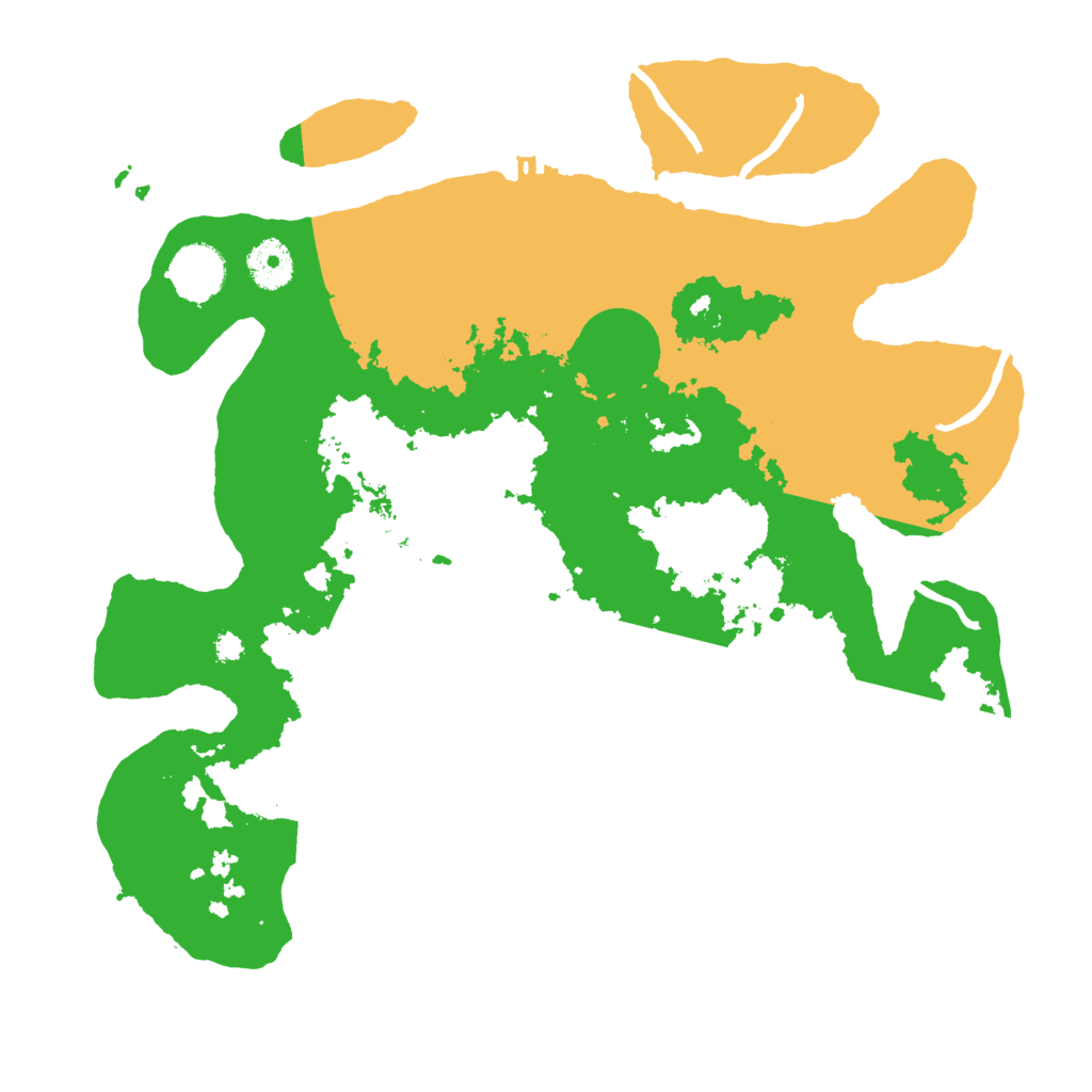 Biome Rust Map: Procedural Map, Size: 3500, Seed: 1934672295
