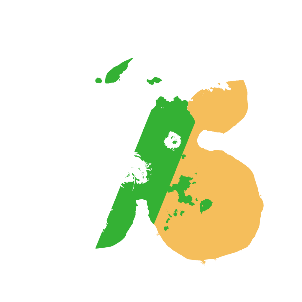 Biome Rust Map: Procedural Map, Size: 1845, Seed: 12345