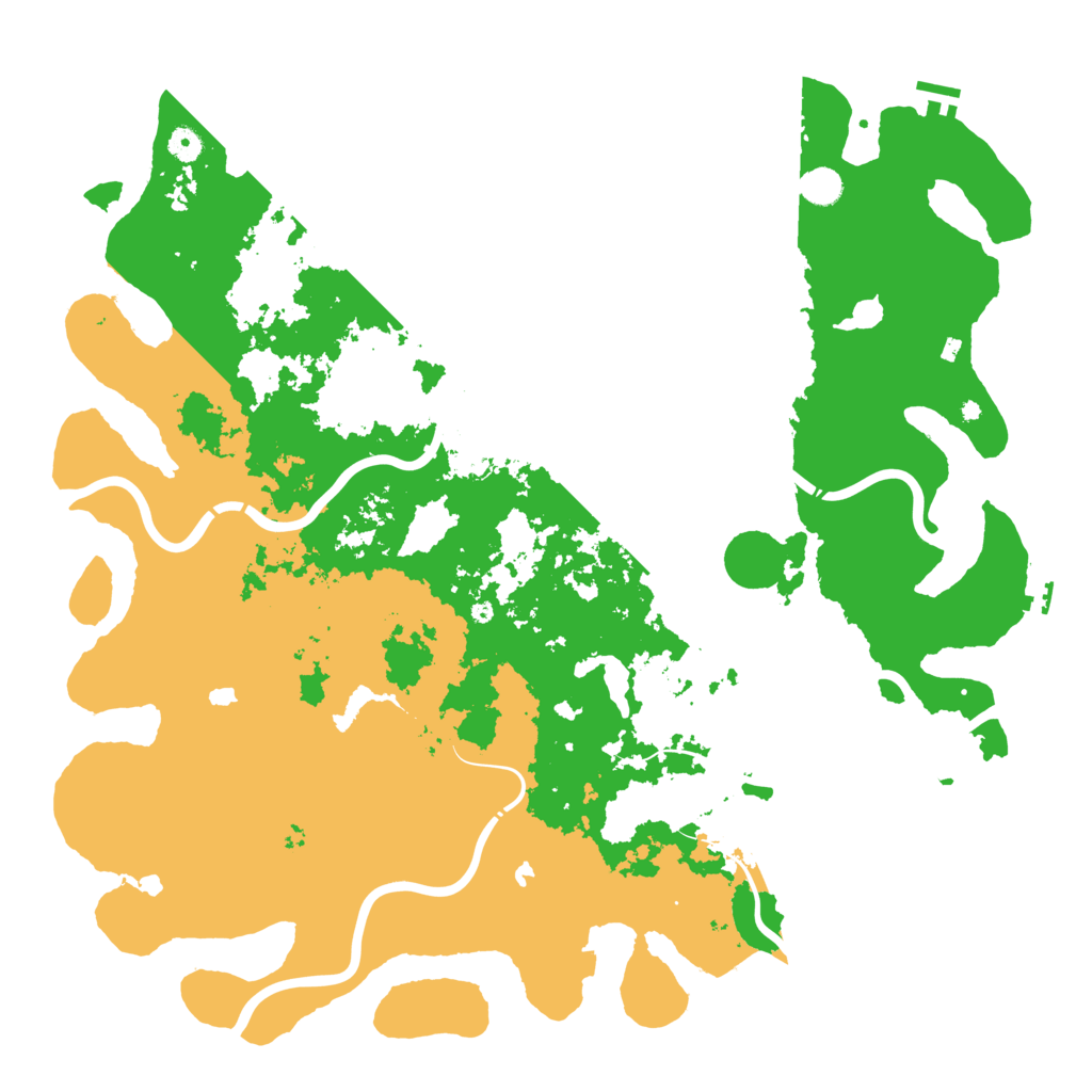 Biome Rust Map: Procedural Map, Size: 5000, Seed: 56706379