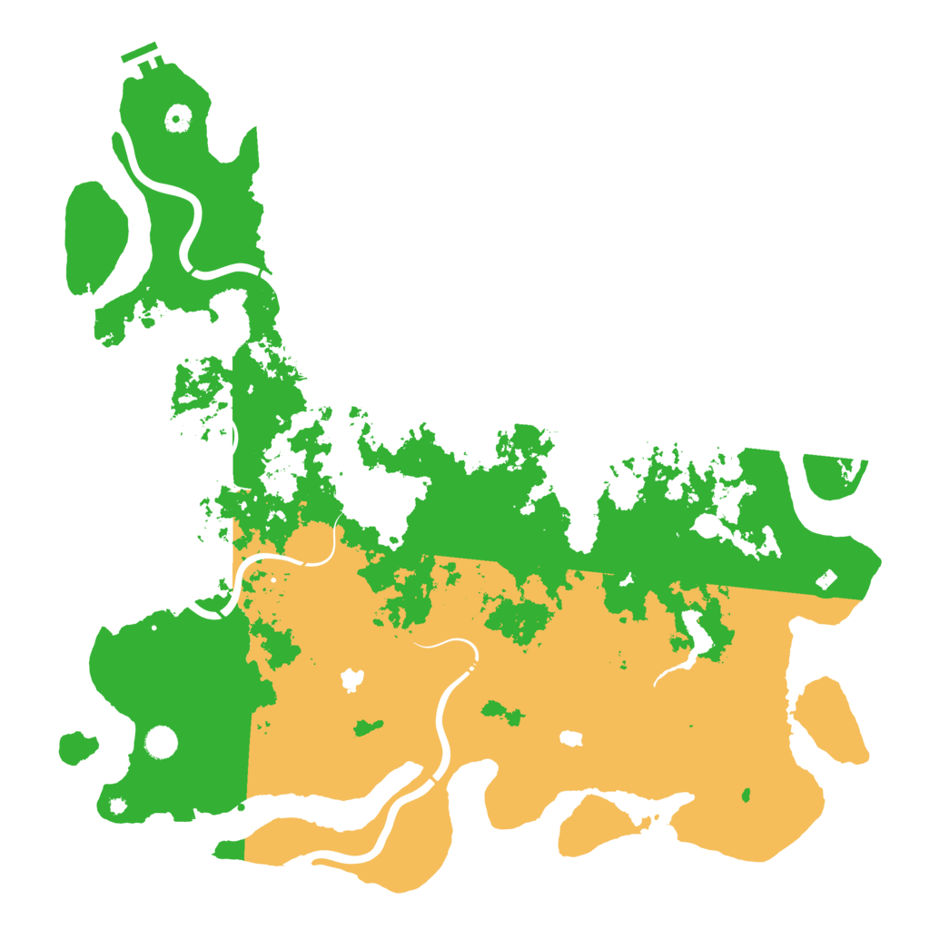 Biome Rust Map: Procedural Map, Size: 5000, Seed: 1723882