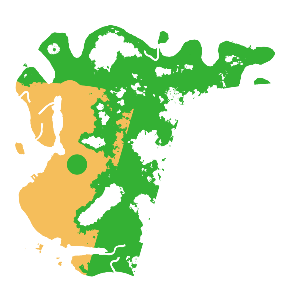 Biome Rust Map: Procedural Map, Size: 4000, Seed: 719540