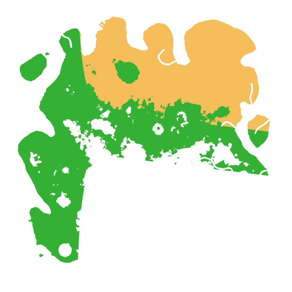 Biome Rust Map: Procedural Map, Size: 3900, Seed: 911879428