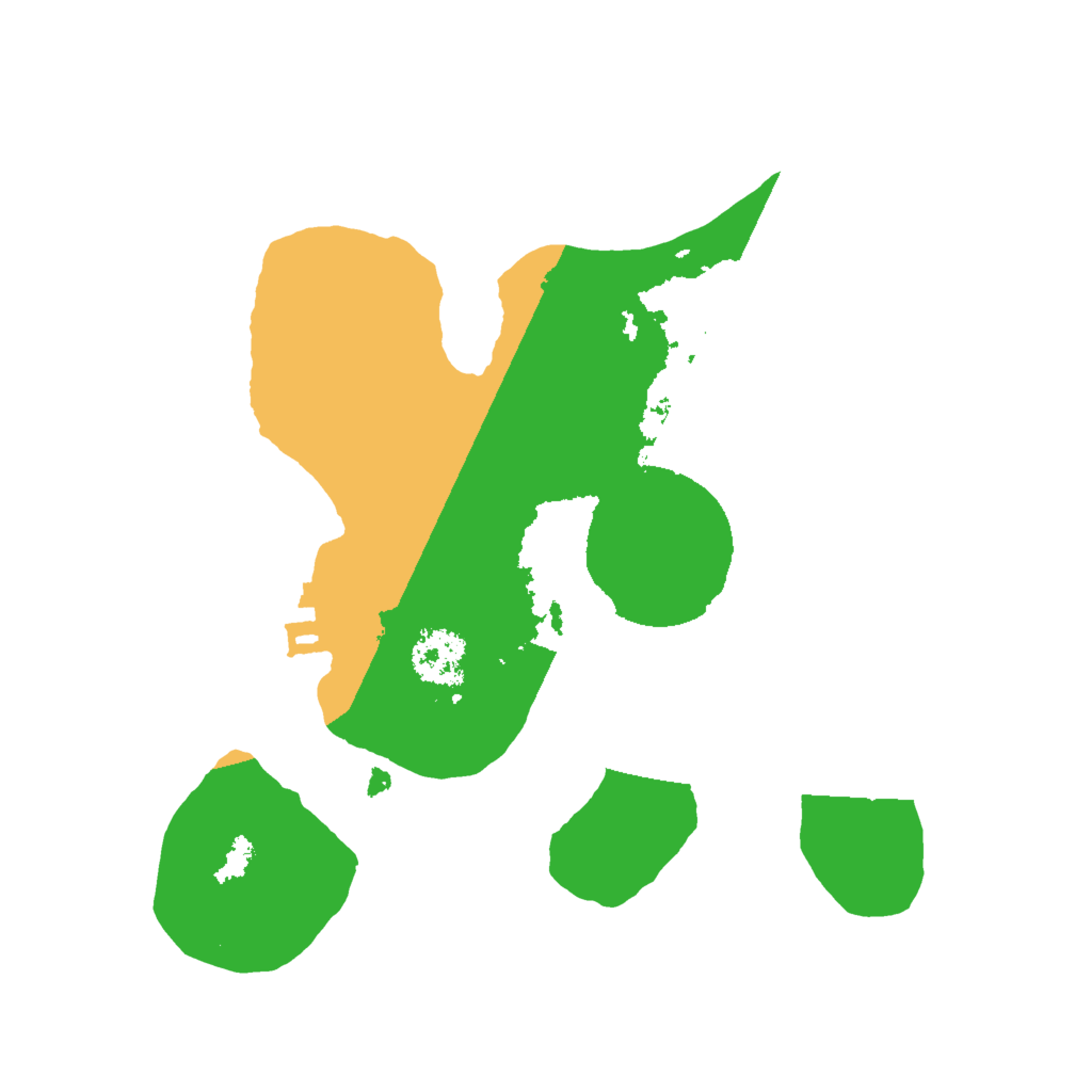 Biome Rust Map: Procedural Map, Size: 2000, Seed: 2012229512