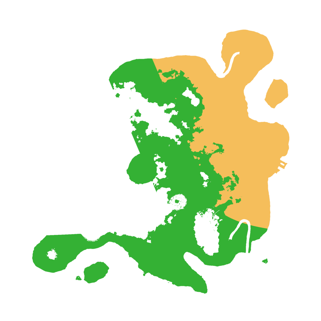 Biome Rust Map: Procedural Map, Size: 3000, Seed: 2017415028