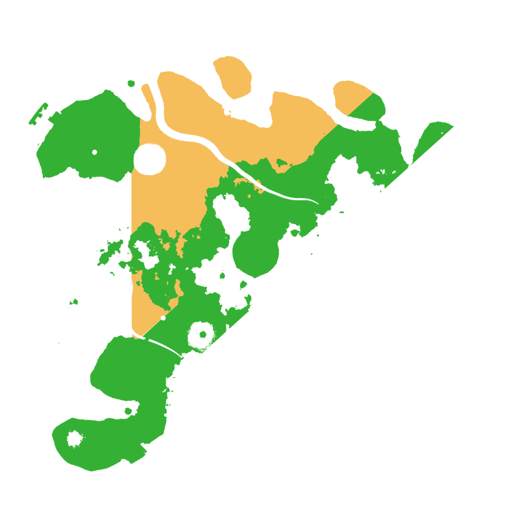 Biome Rust Map: Procedural Map, Size: 3000, Seed: 87666