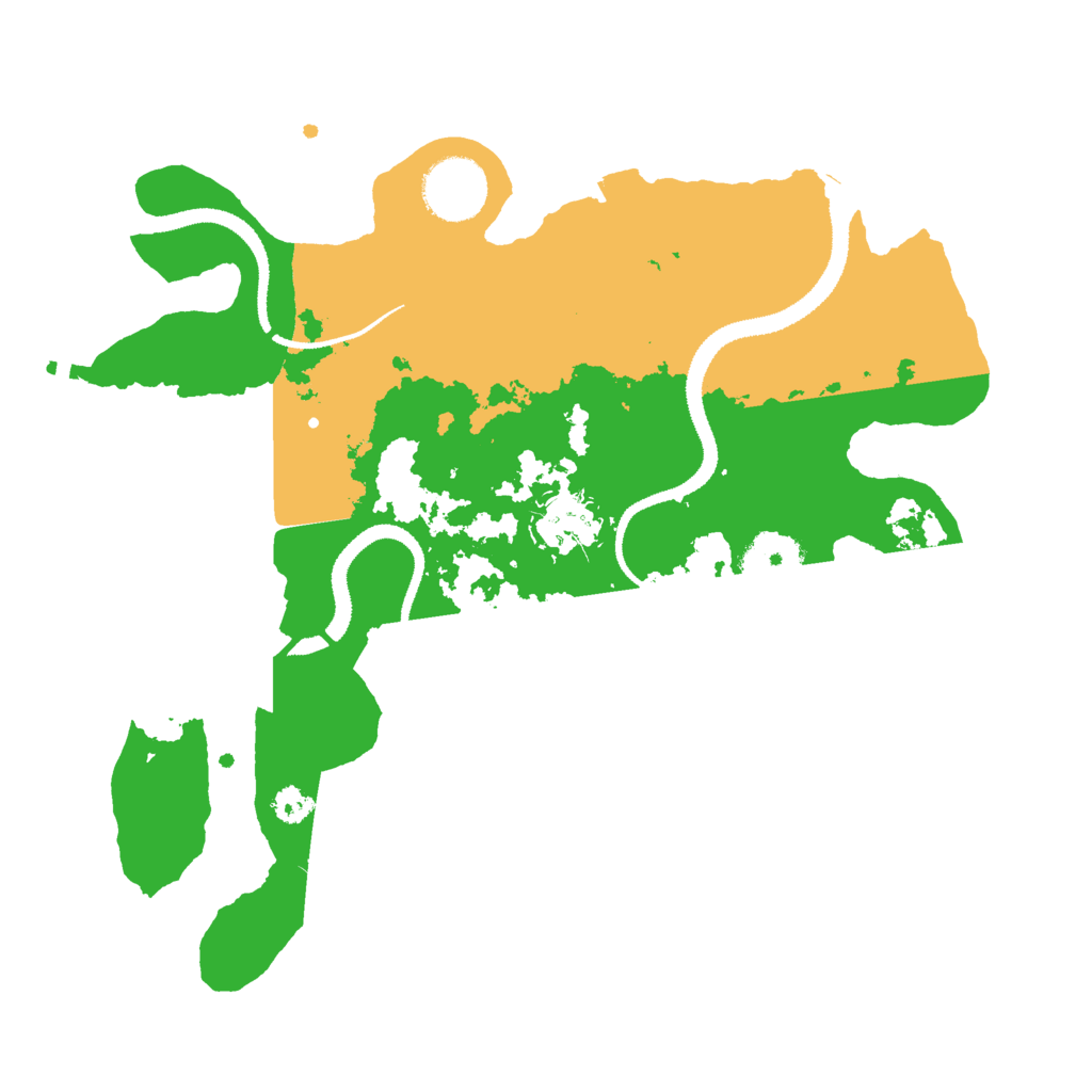Biome Rust Map: Procedural Map, Size: 3000, Seed: 28688