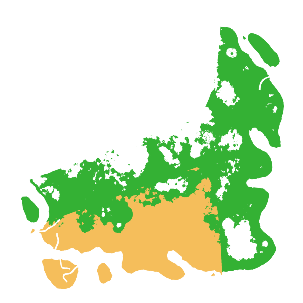 Biome Rust Map: Procedural Map, Size: 4500, Seed: 21748