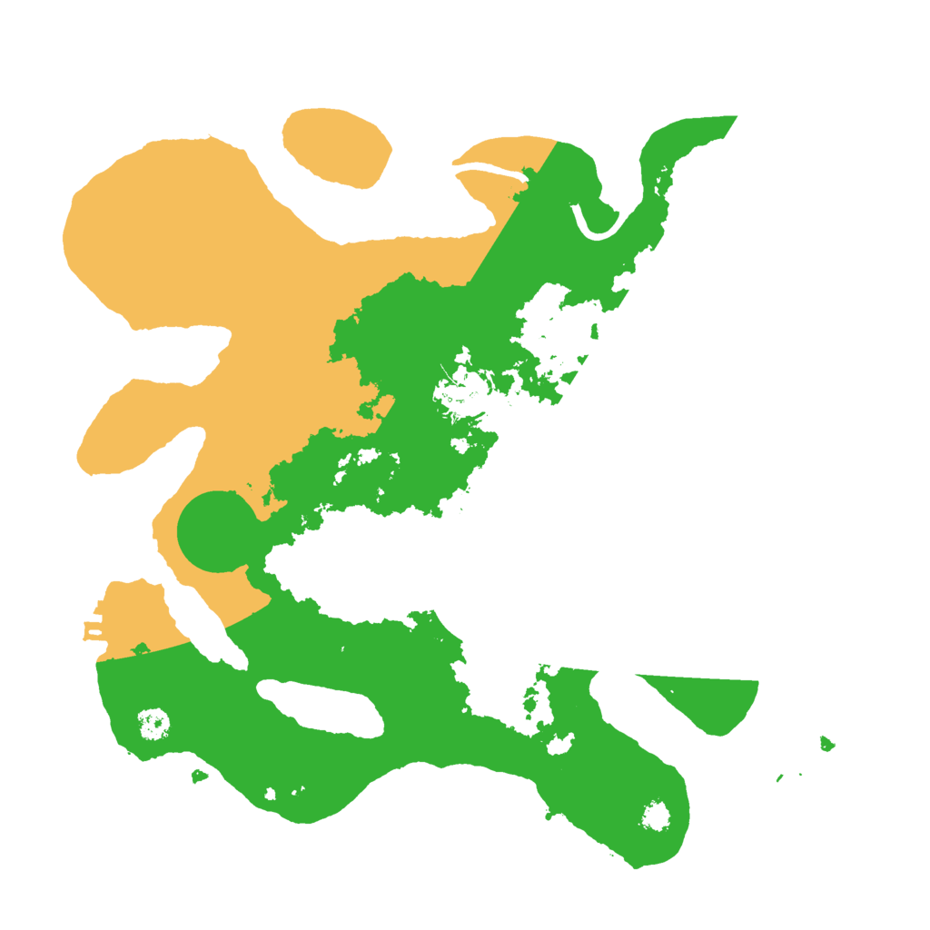 Biome Rust Map: Procedural Map, Size: 3000, Seed: 24388