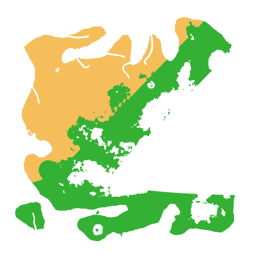 Biome Rust Map: Procedural Map, Size: 3700, Seed: 2005391634