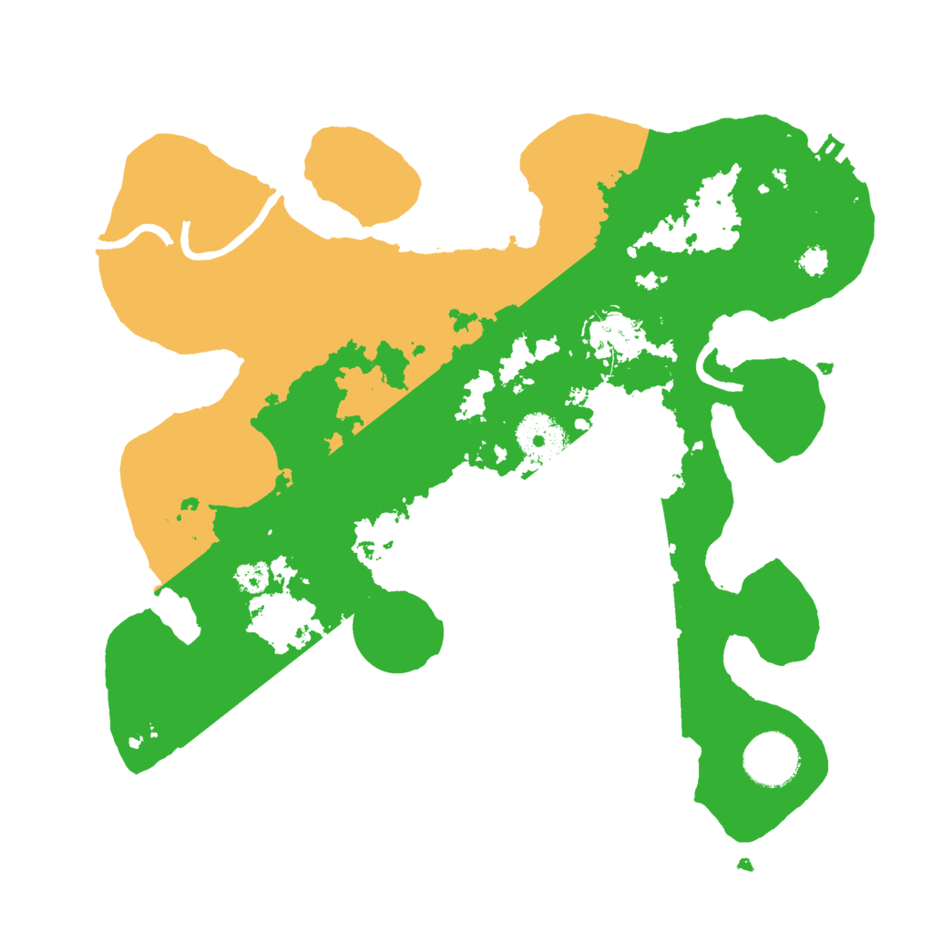 Biome Rust Map: Procedural Map, Size: 3000, Seed: 974625574