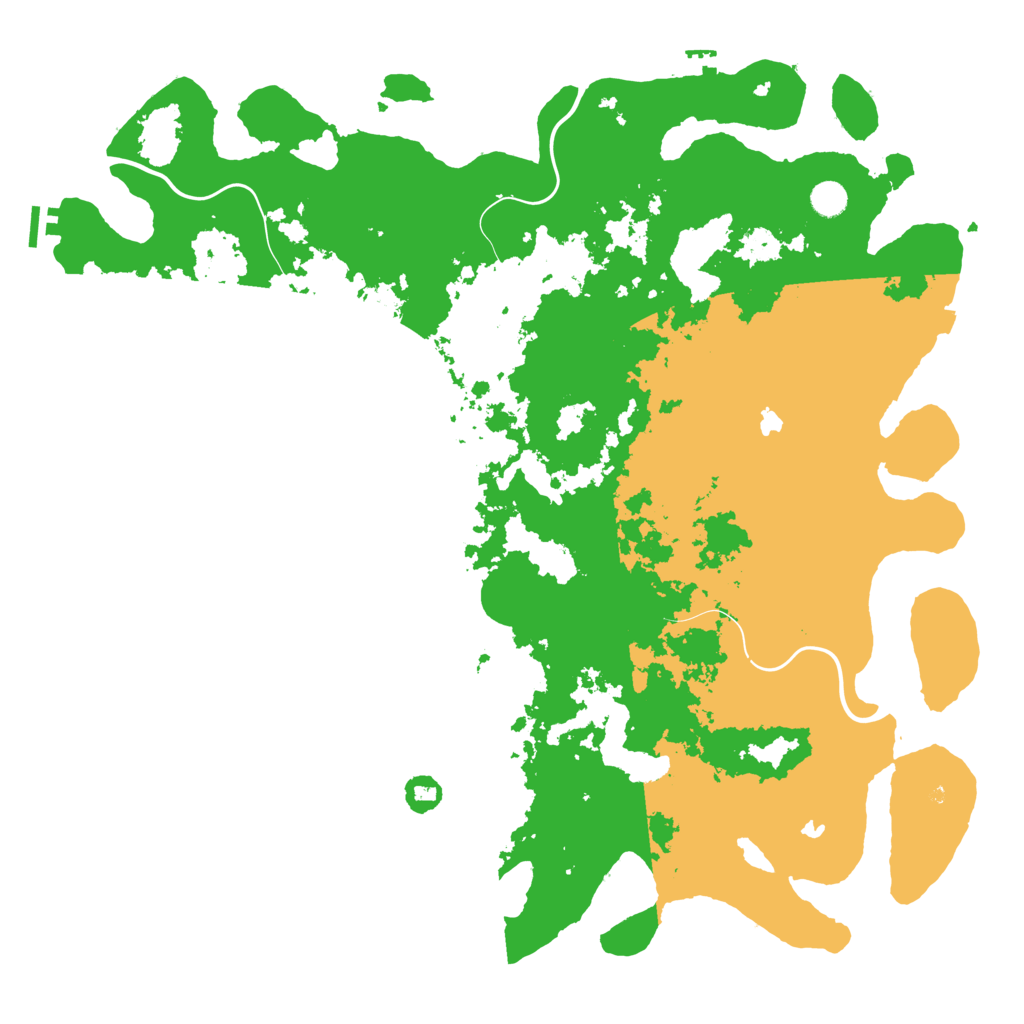 Biome Rust Map: Procedural Map, Size: 5000, Seed: 8561234