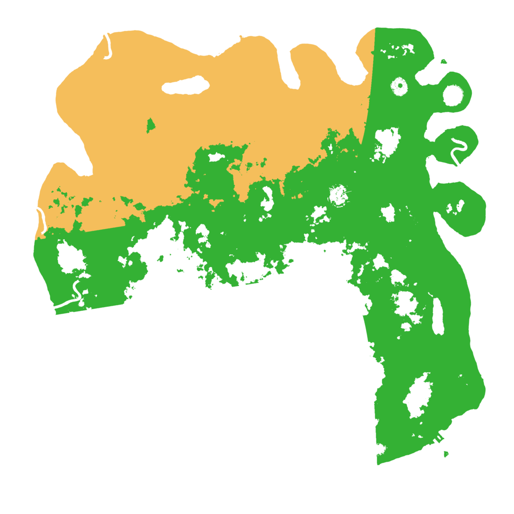 Biome Rust Map: Procedural Map, Size: 4500, Seed: 6242022
