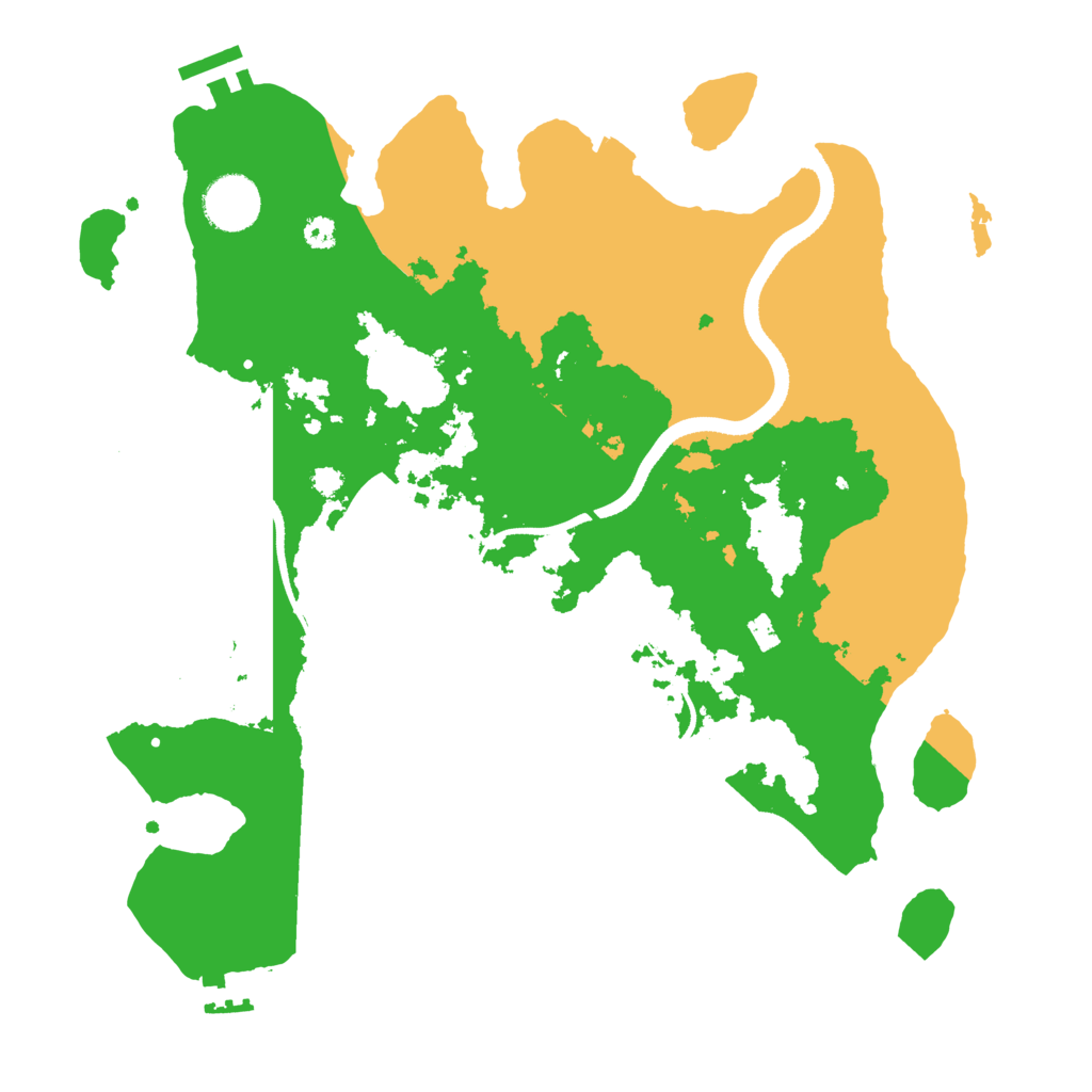 Biome Rust Map: Procedural Map, Size: 3390, Seed: 158361285