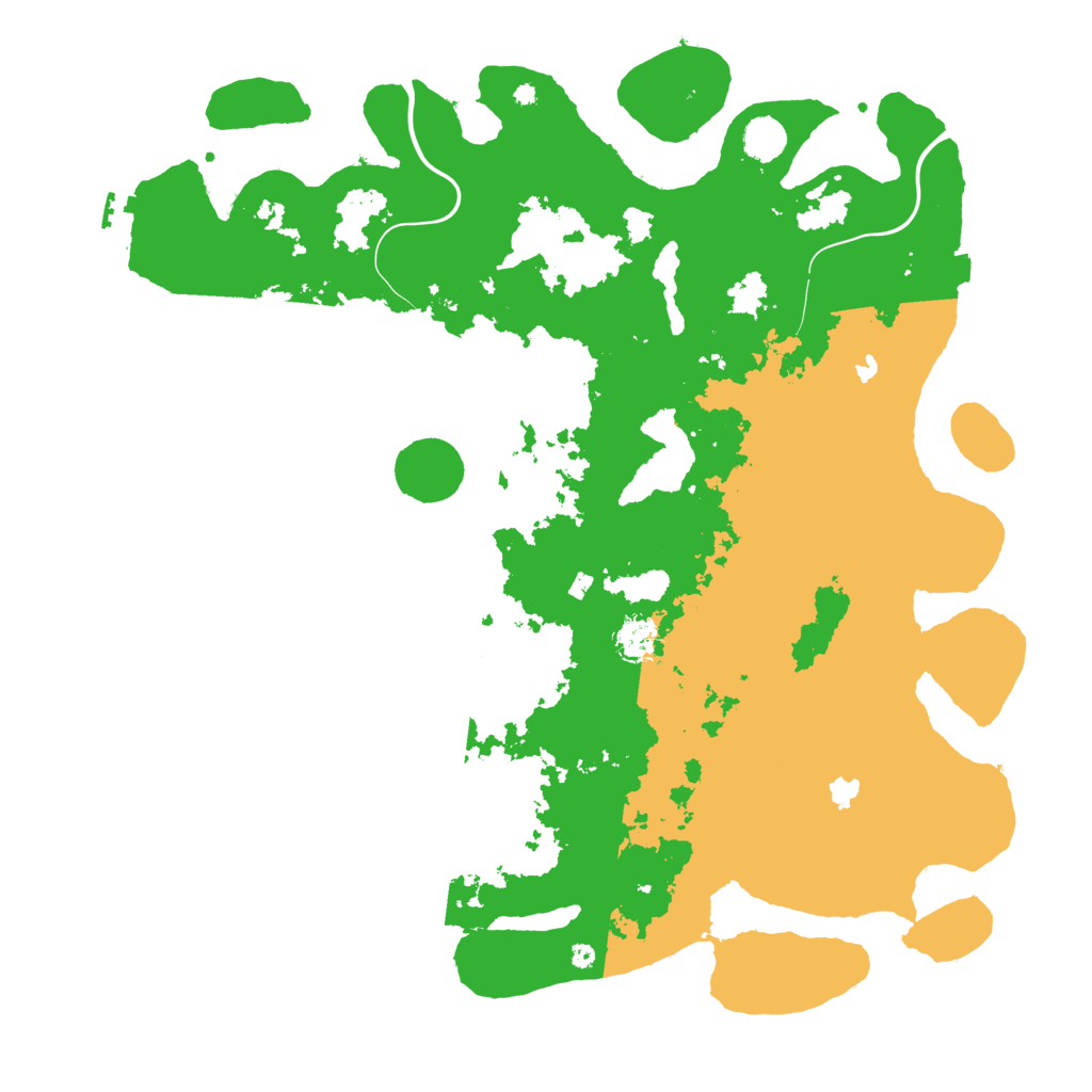 Biome Rust Map: Procedural Map, Size: 4500, Seed: 44366