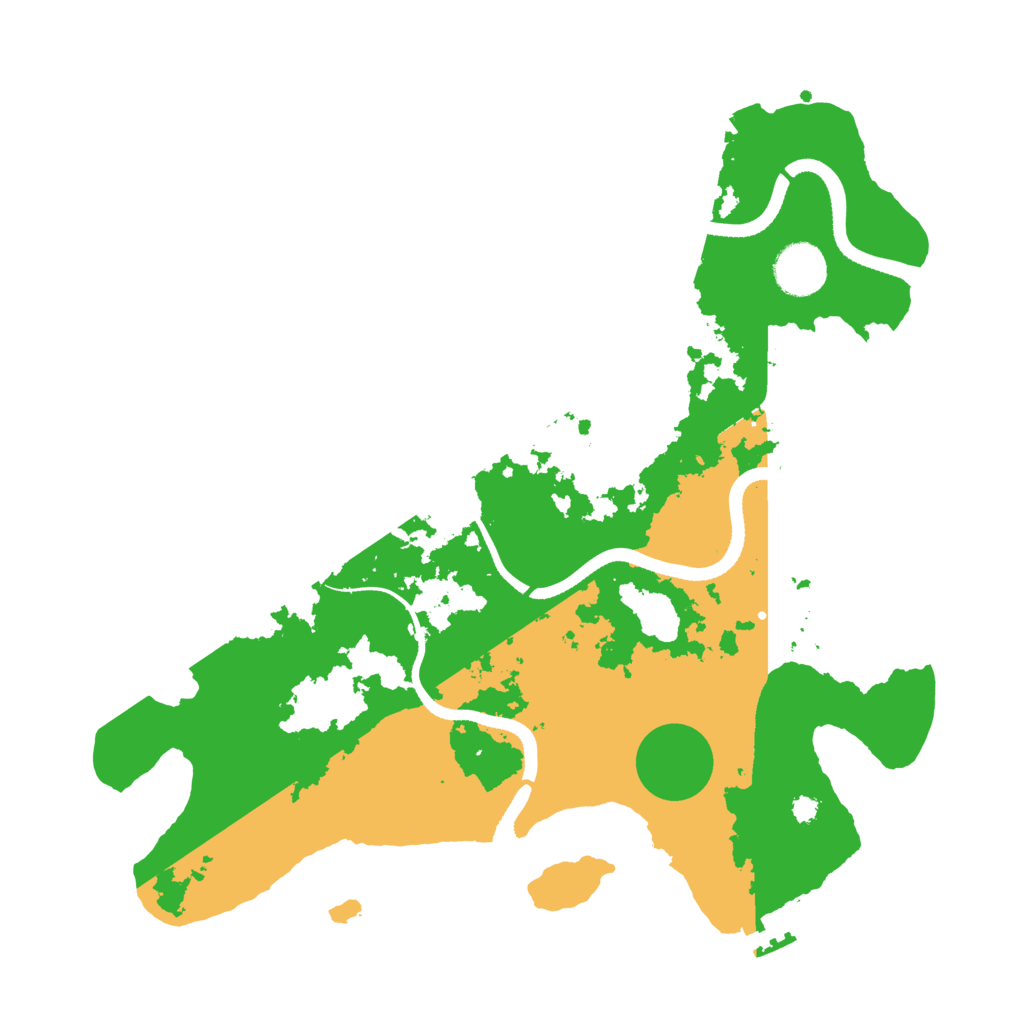 Biome Rust Map: Procedural Map, Size: 3500, Seed: 2271976