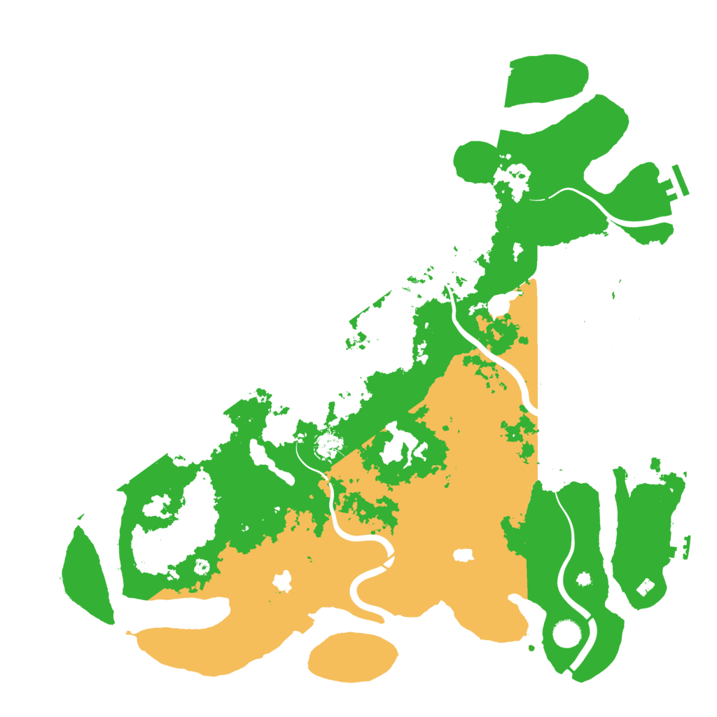 Biome Rust Map: Procedural Map, Size: 4500, Seed: 674503068