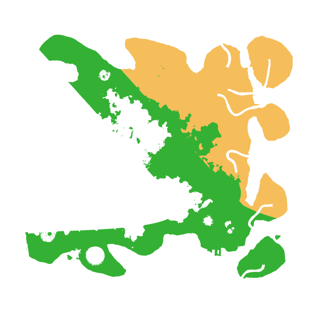 Biome Rust Map: Procedural Map, Size: 3000, Seed: 59355157
