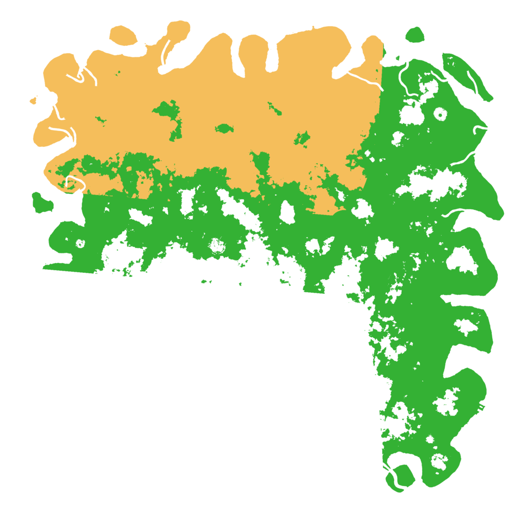 Biome Rust Map: Procedural Map, Size: 6000, Seed: 56038741