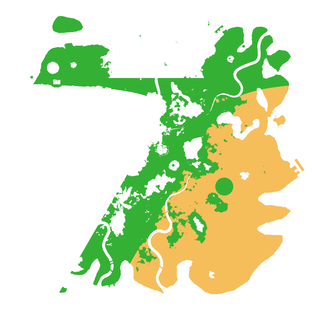 Biome Rust Map: Procedural Map, Size: 4600, Seed: 31616146