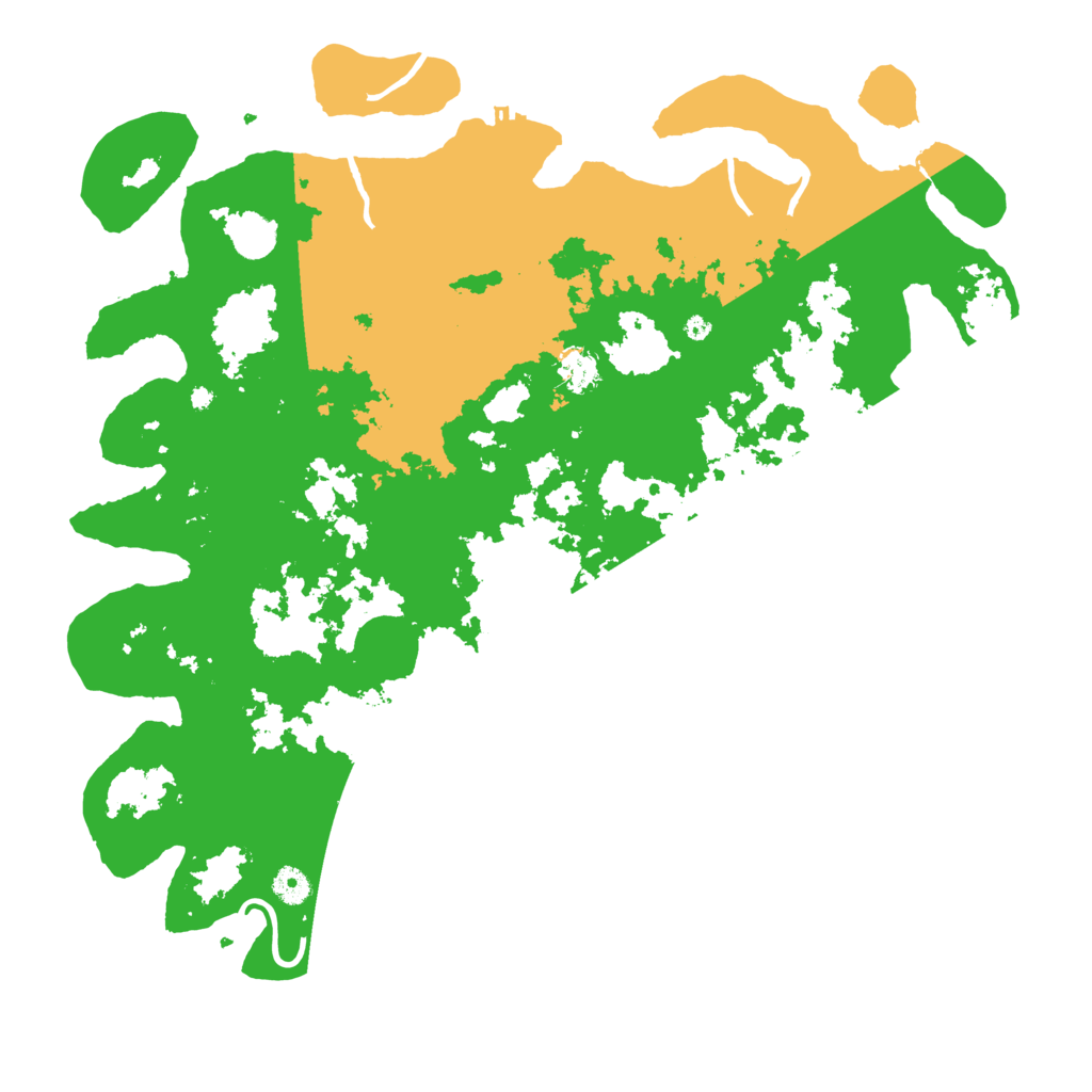 Biome Rust Map: Procedural Map, Size: 4500, Seed: 32141516