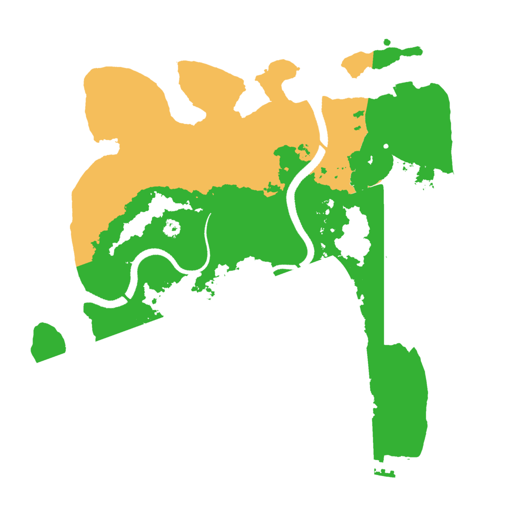 Biome Rust Map: Procedural Map, Size: 3000, Seed: 851901179