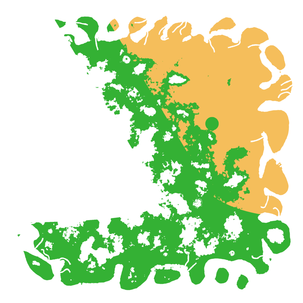 Biome Rust Map: Procedural Map, Size: 6000, Seed: 791054