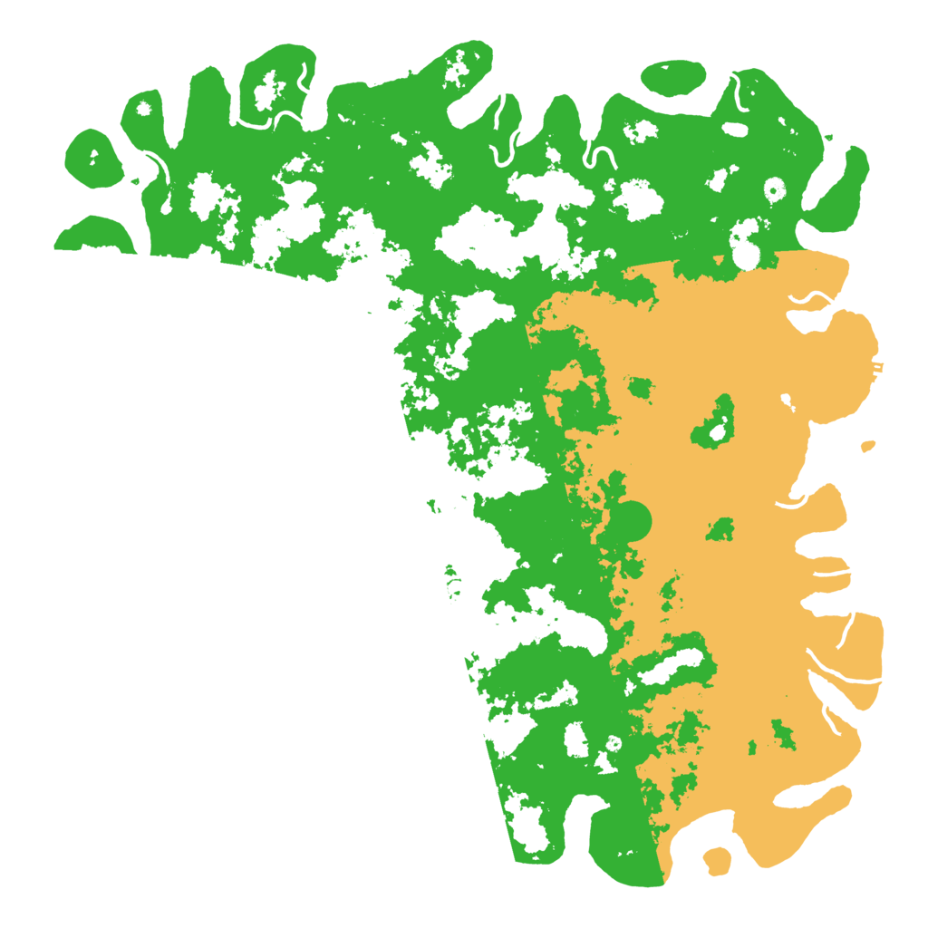 Biome Rust Map: Procedural Map, Size: 6000, Seed: 48179789