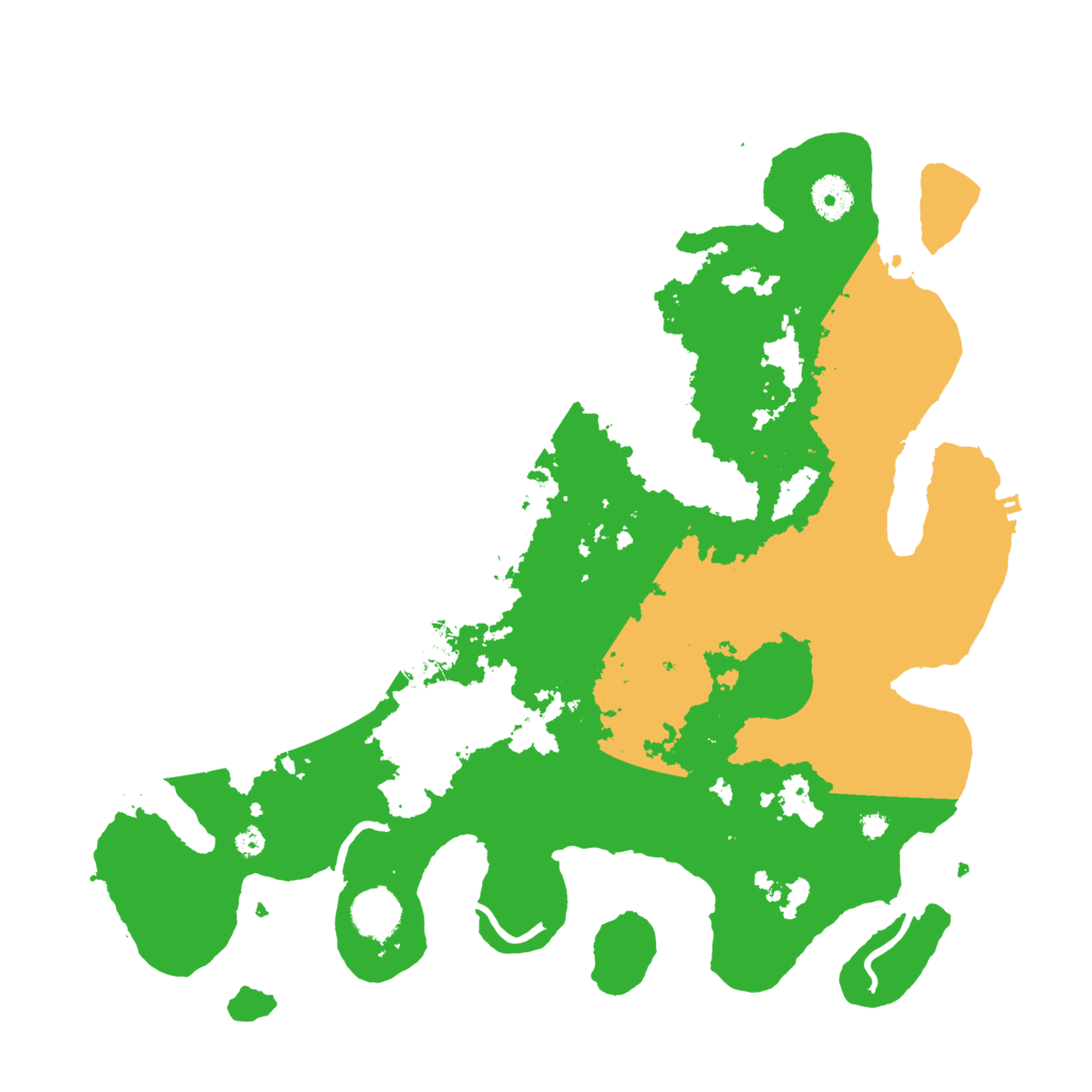 Biome Rust Map: Procedural Map, Size: 3900, Seed: 1140727702