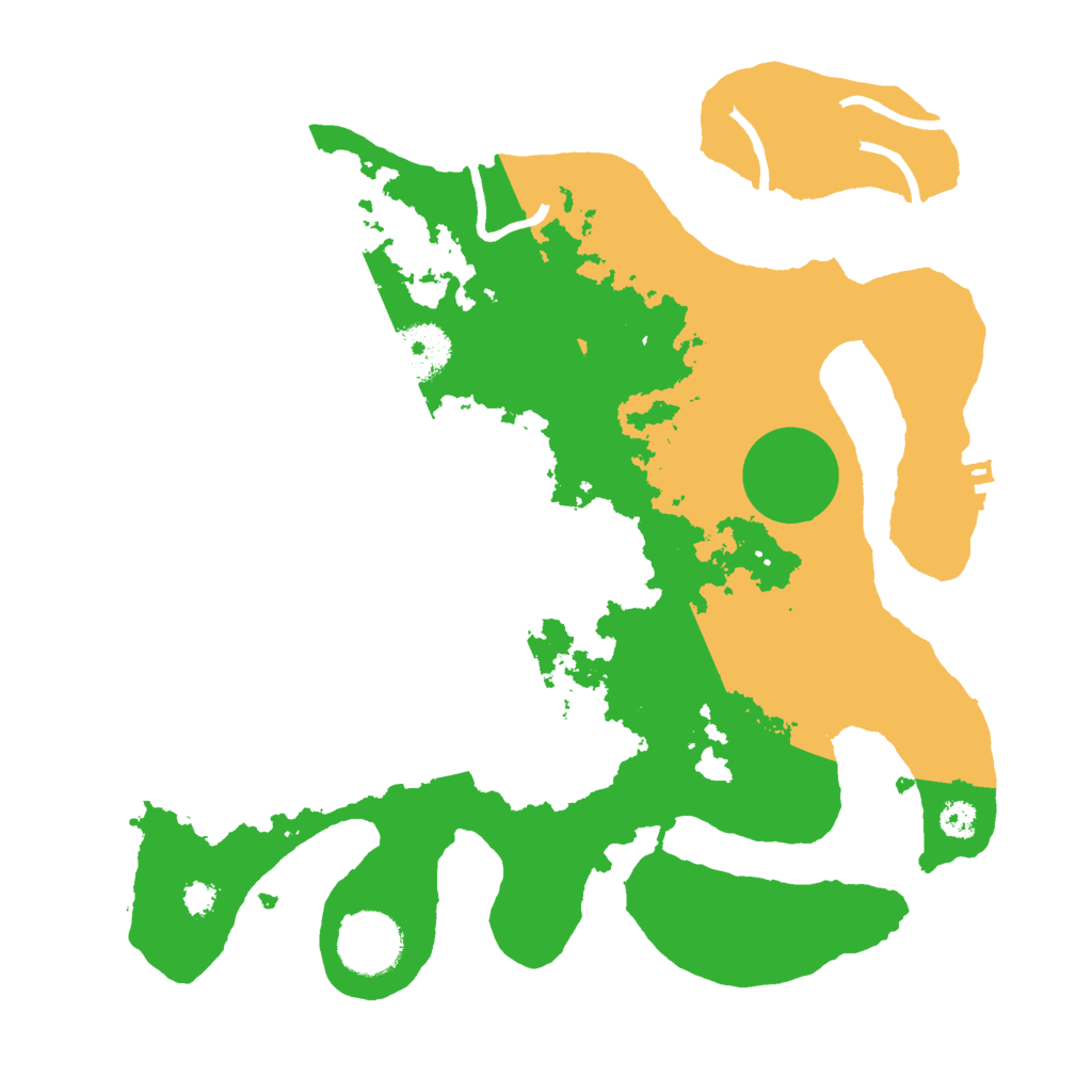 Biome Rust Map: Procedural Map, Size: 3000, Seed: 2092292648